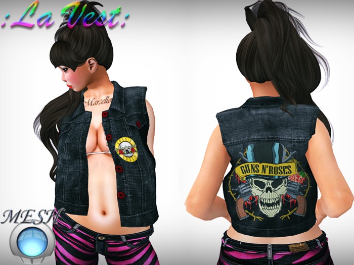 La Vest Jacket Feme Guns