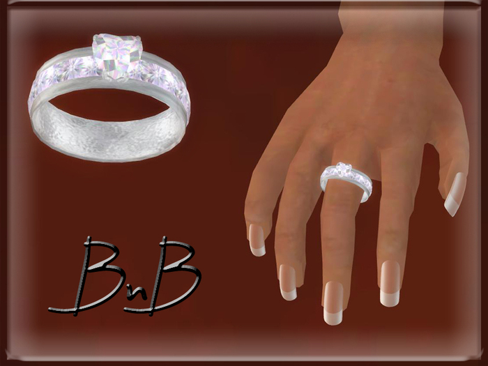 ::BnB:: Heart Diamond ring~friendship~ one to give and both with resize script