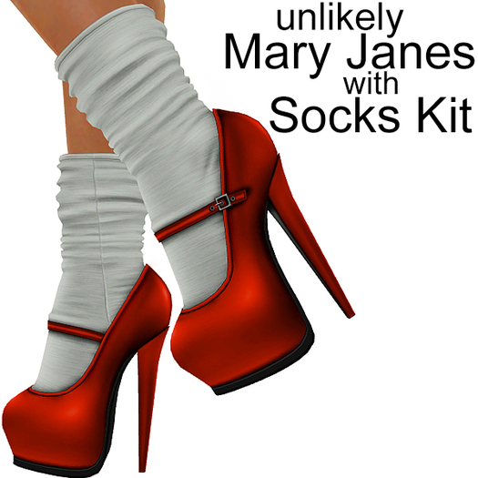 Unlikely Mesh Sock Mary Janes Kit DEMO