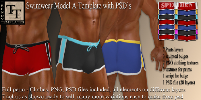 .:TT:. Swimwear Shorts Model A