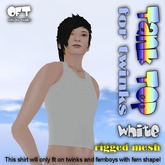 Tank Top for twinks "white"