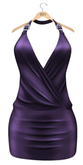 !Rebel Hope - Layla Mesh Dress Satin Purple