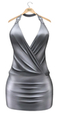 !Rebel Hope - Layla Mesh Dress Satin Silver