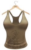 !Rebel Hope - Razor Back Tank Design Tan