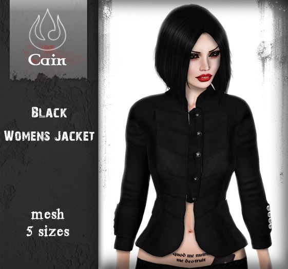 Cain - Black - Womens Jacket