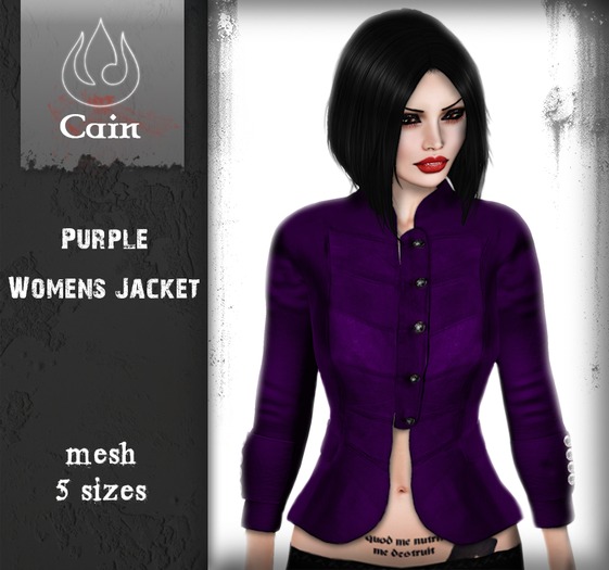 Cain - Purple - Womens Jacket