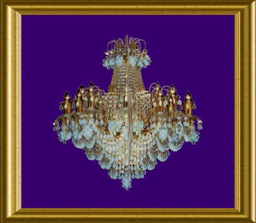 Blue Topaz Chandelier