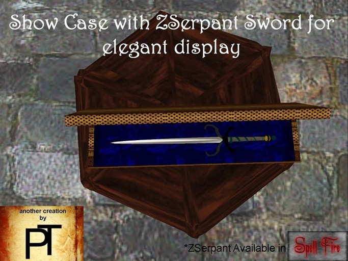 melee serpant sword display box