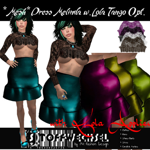 [Stoffwechsel] *Mesh* Melinda Dress **LOLA Tango**