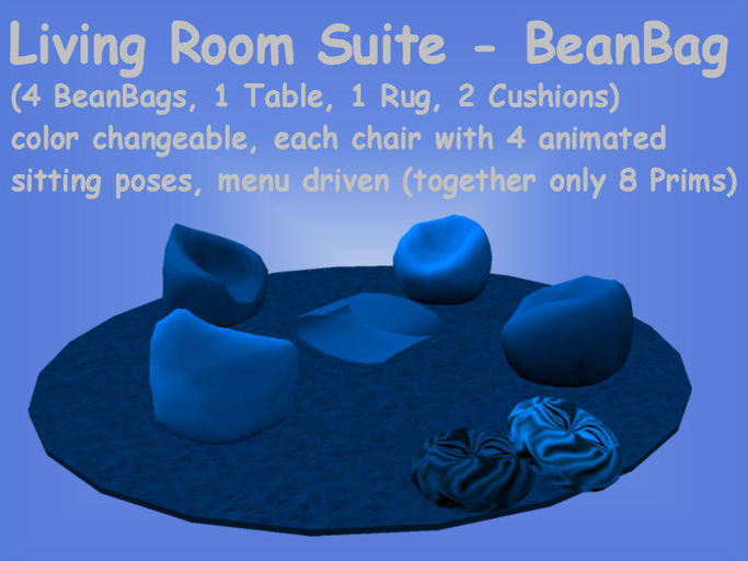 <MS> Decos Living Room Suite - BeanBag