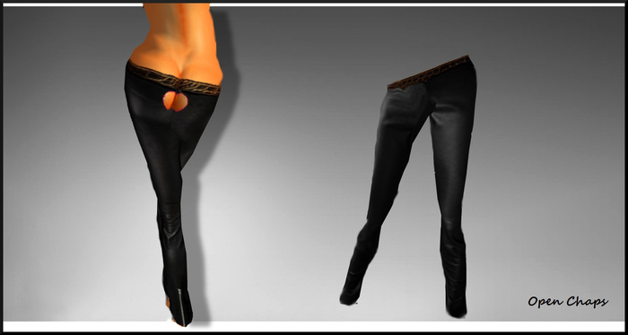 ^^Open Chaps^^Heart Love Leathers^^