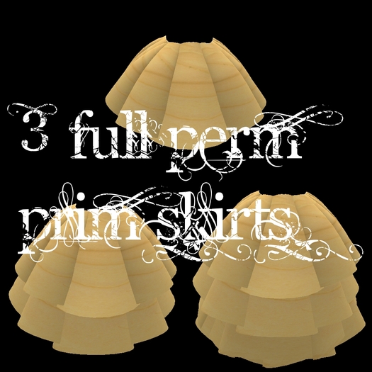 Eternal Creativity ~ Prim Skirts pack 1