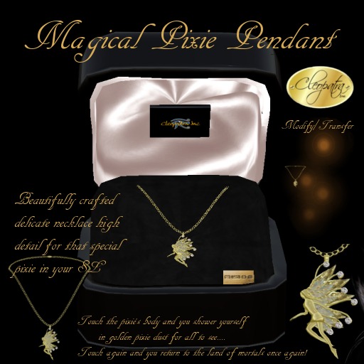 Magical Pixie Pendant GOLD
