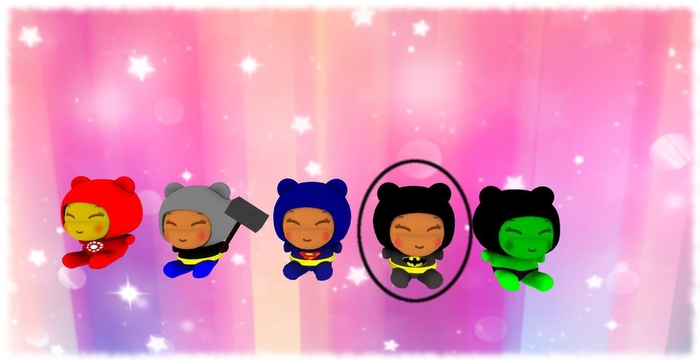 Batman Bear Doll Set