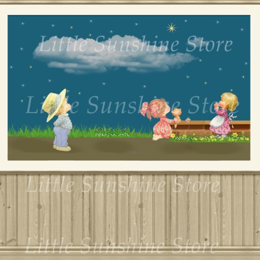 Wallpaper   Little Shooting Star - Little Sunshine Store