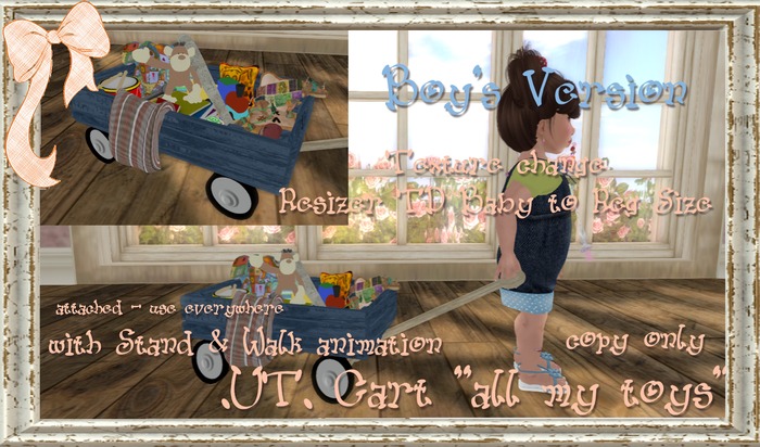 .UT. Toy Cart - Girls Version