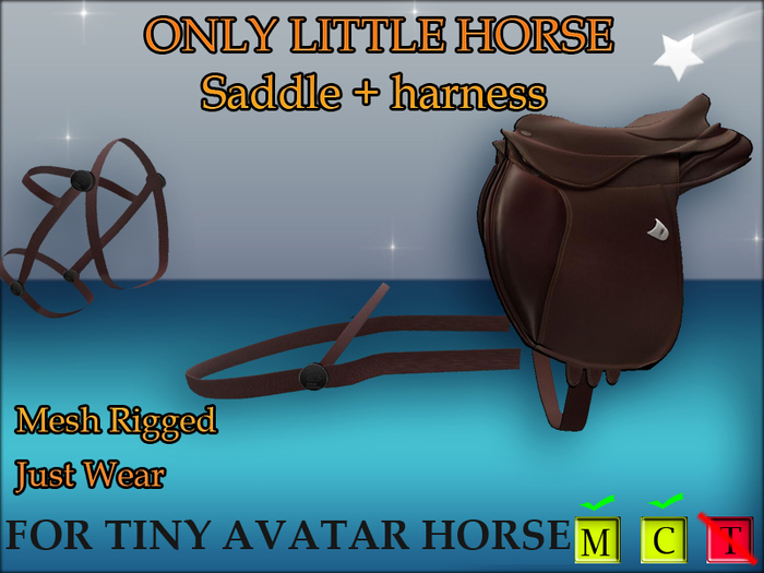 Brown Saddle Harness little Horse