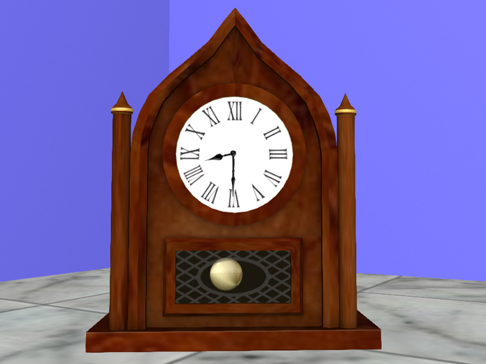 Bavarian Country Mantle Clock