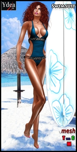 *Ydea* Swimsuit bleu