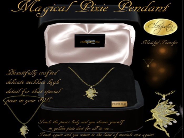 Magical Pixie Pendant GOLD