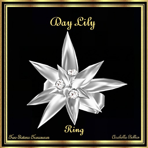 TST - DAY LILY DIAMOND RING WG.
