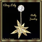 TST - DAY LILY DIAMOND BELLY JEWELRY YG.