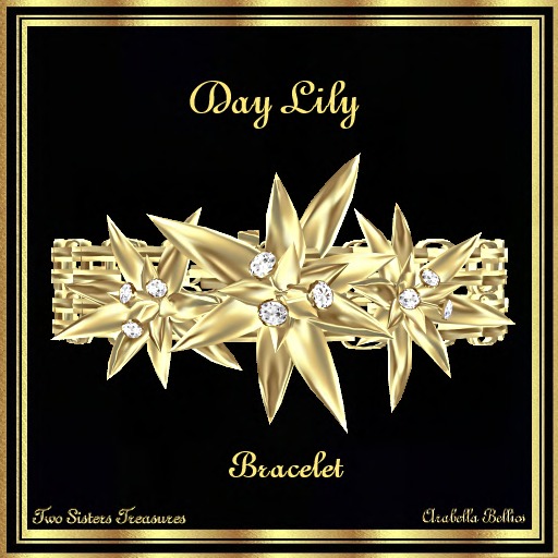 TST - DAY LILY DIAMOND BRACELET YG.