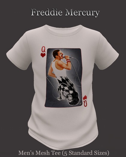 <BIC> Freddie Mercury TShirt (MESH)