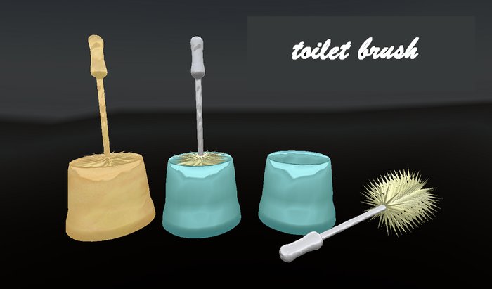 *Diesel Magic* toilet brush sculpted maps