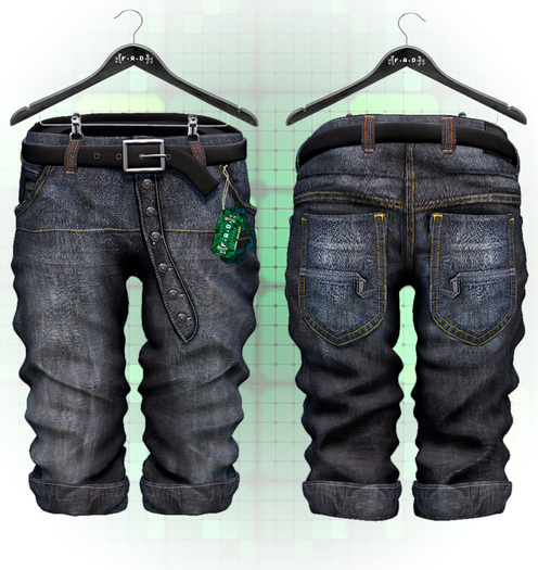 :{F.A.D.}: Frayed Shorts PURPLE