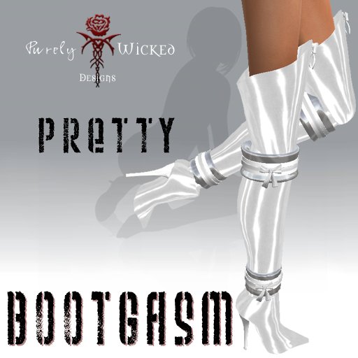 Bootgasm Pretty Boots White