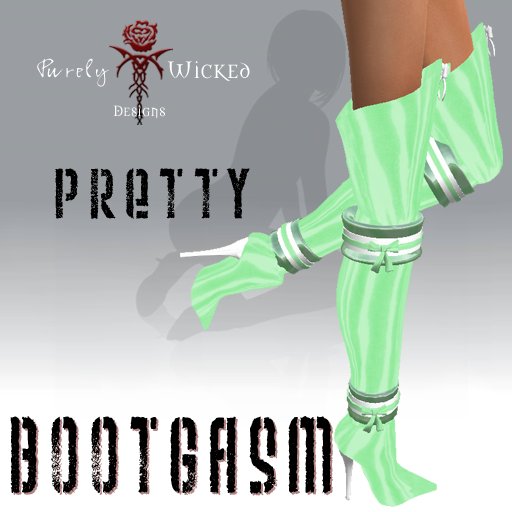 Bootgasm Pretty Boots Green