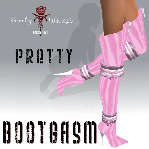 Bootgasm Pretty Boots Pink