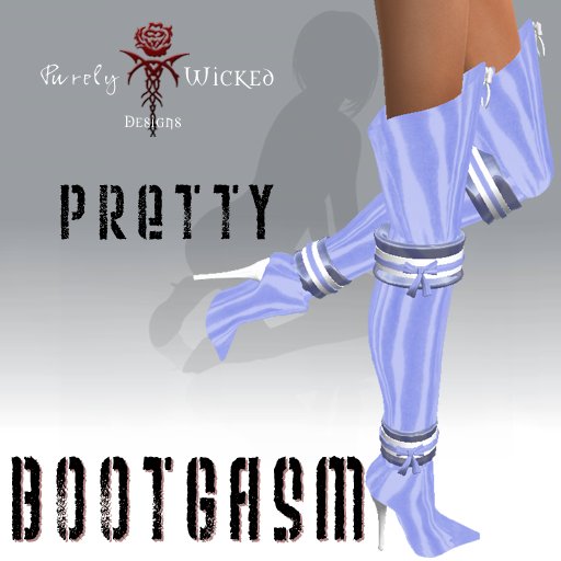 Bootgasm Pretty Boots Blue