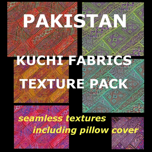 Pakistan - Kuchi fabrics texture pack