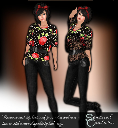 Romance- Dots and roses