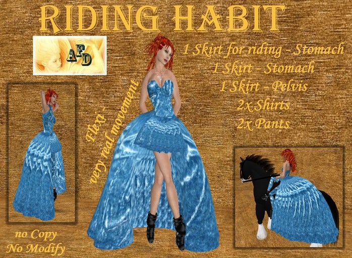 **AFD** Riding Habit ->bluesky