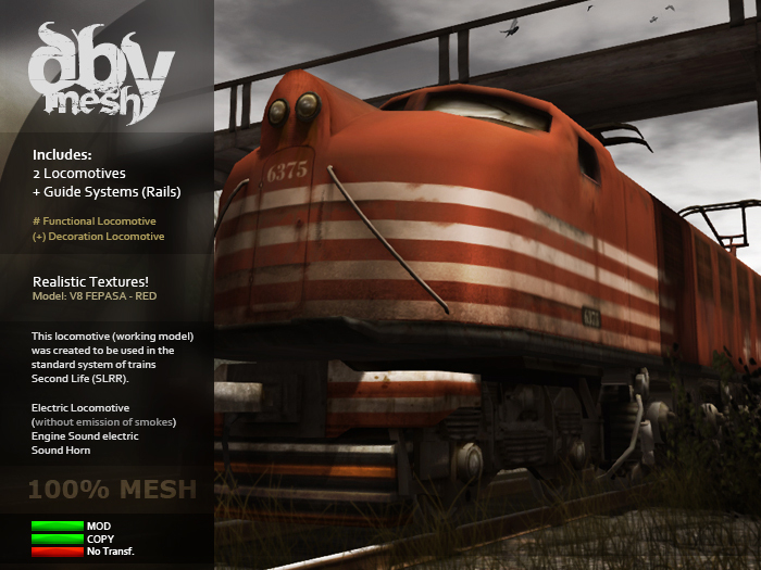 Locomotive V8 Fepasa (Red) - DBy