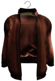 ::Marshmallows:: Men Leather Jacket - Brown (wear me)