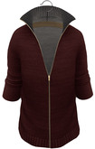 ::Marshmallows:: Zip-Sweater - Wine 