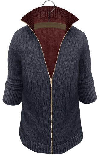 ::Marshmallows:: Zip-Sweater - Navy