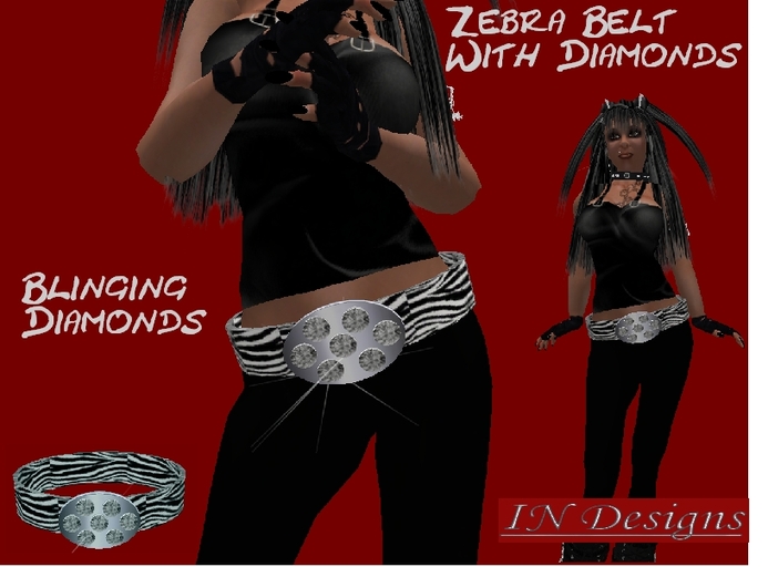 :IN Designs: Zebra Belt