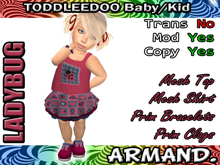 --ARMAND-- PATCHWORK - LADYBUG 1