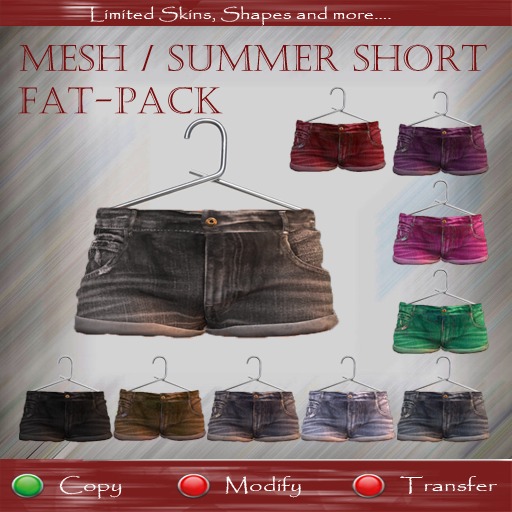 .::[> C.H.D <]::. Mesh_Ladies Shorts / Fat-Pack 
