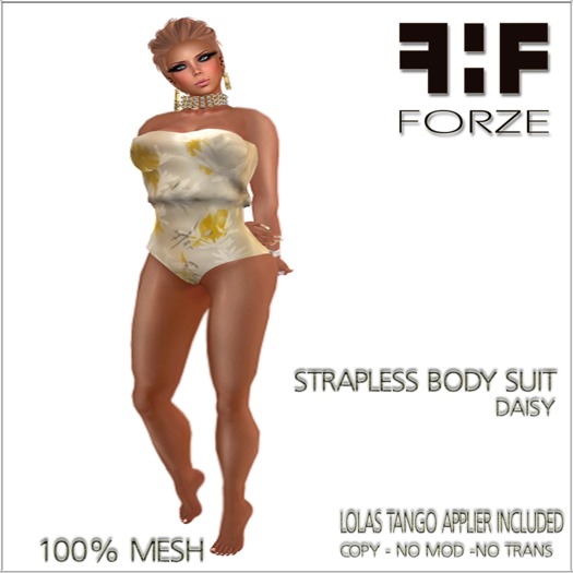 .:FORZE:.Strapless Bodysuit (pop1)