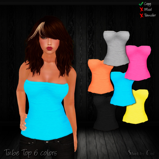 ~Tube Top/Cover Up pack - Shabby Cat~