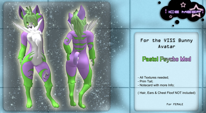 ! Ice Meep ! ~ PASTEL PSYCHO MOD