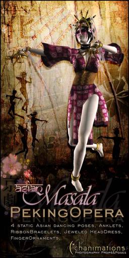 (*chanimations asianMasala - PekingOpera **FRANGIPANI** personal ed.