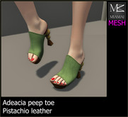 Miamai_Adeacia Peep toe Umber leather DEMO*