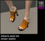 Miamai_Adeacia Peep toe Umber leather DEMO*